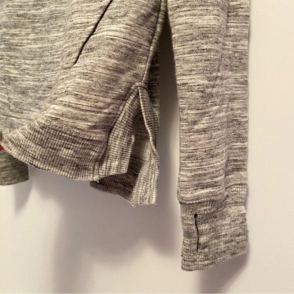 Athletic Works Girls Gray Marbled Hoodie & Pink Half-Zip Pink Fleece XS (4-5)